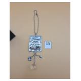 Never look back key chain