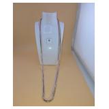 Pink and gold layered chains