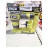 RYOBI USB Lithium Compact Scrubber Kit with 2 in. Medium Bristle Brush