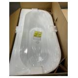 59 in. x 29.5 in. Acrylic Flatbottom Soaking Tub