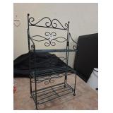 Small counter fold up rack green