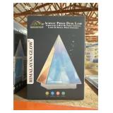 Acrylic Desk Lamp, 9.76 in. Multi-Color Table Lamp