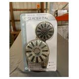 Glacier Bay 6-Spray 5 in. Dual Wall Mount Fixed and Handheld Shower Head