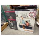 Intex 18" Pillow Top Air Mattress with Electric Pump and Headboard