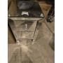 11.81 x 11.81 x 19.69 inches Bedside Table,Sparkly