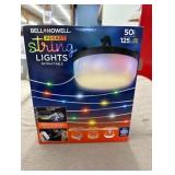 125-Light 50 ft. Indoor/Outdoor Battery Operated Rechargeable