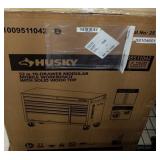 Husky Modular 52 in. W 10-Drawer Black Mobile Workbench Cabinet 