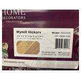 Wymill Hickory 3/8 in. T x 5 in. W Click-Lock Wire Brushed Engineered Hardwood Flooring 