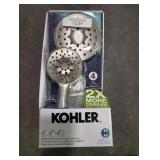 KOHLER Viron 4-Spray 6 in. Dual Wall Mount Fixed and Handheld Shower Head