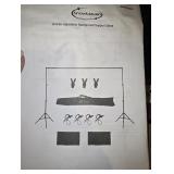 Backdrop Stand, 6.4ft x 10ft Adjustable Photo Background Stand