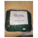 Bare Home Weighted Blanket, 10lbs (60" x 40") - White - 60" x 40"