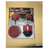 Bring It On Cleaner Drill Brush Attachment Set 
