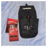 5 in. 5-Pocket Black Four Barrel Tool Belt Pouch