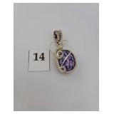 Purple pendant