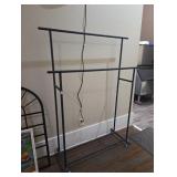2 level clothing rack
