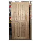 38"x80" Barn Style Door, unfinished