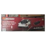 71.36 Matte Black Aluminum Full Size Crossbed Truck Tool Box