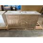 Doveton 60 in. W x 19 in. D x 34.50 in. H Bath Vanity in Weathered Tan with White Cultured Marble Top