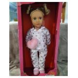 Our Generation Serenity with Heart Polka Dot Pajama Outfit