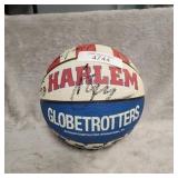Autographed Spalding Harlem Globetrottera Basketball