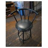 Bar height black stool