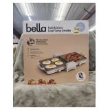 bella Fold & Store Dual Temp Griddle
