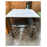 Marble Top Side Table