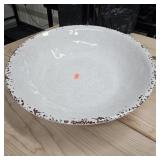 Zarocrus Decorative White Serving Bowl