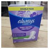 Always Liners Daily Extra Protect Double Pack