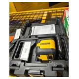 40 ft. Red Self-Leveling Cross Line Laser Level with Case