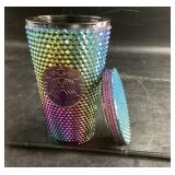 Starbucks Halloween 2023 Oil Slick Rainbow Iridescent Tumbler 16oz