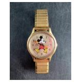 Disney Lorus Quartz Mickey Mouse Watch with Stretchable Wrist Band