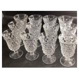 12 Matching Glassware Pieces