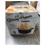 Nostalgia 750-Watt 192 oz. Stainless Steel Stirring Popcorn Machine