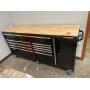  10-Drawer Black Mobile Workbench