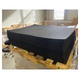 All Purpose Black 3 ft. x 4 ft. Pebble Look Rubber Indoor/Outdoor Utility Mat