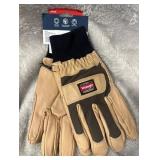 Wrangler Large Workwear Insulated Waxed Pigskin Outdoor and Work Gloves