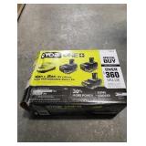 RYOBI ONE+ 18V Lithium-Ion HIGH PERFORMANCE Starter Kit with 2.0 Ah Battery, (2) 4.0 Ah Batteries, a