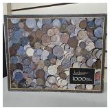 CONSIGNMENT Milton Bradley Just Imagine 1000 Piece Coin Puzzle