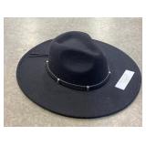 Wide Brim Fedora Hat - Universal Thread Black S/M