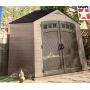 Vista 7 ft. W x 7 ft. D Plastic Shed (50 sq. ft.)
