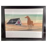 Buckley Moss Spirit of Iowa Artwork with Moss Signature