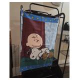 Large Charlie Brown and Snoopy flag