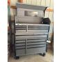 Husky Tool Storage 52 in. W Heavy Duty Matte Gray Tool Chest Combo
