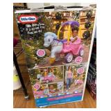 Little Tikes Princess Horse and Carriage Pedal Push Riding Toy