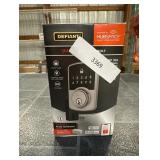 Defiant Square Compact Satin Nickel Electronic Single Cylinder Deadbolt