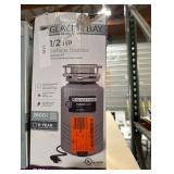 TurboGrind 1/2 hp. Continuous Feed Garbage Disposal with Power Cord