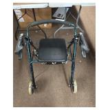 4-wheel rollator walker