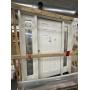Regency 68 in. x 80 in. 6 Panel RHIS Unfinished White Mahogany Fiberglass Prehung Front Door