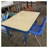 Child table and 1 chair